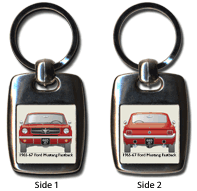 Ford Mustang Fastback 1965-67 Keyring 5